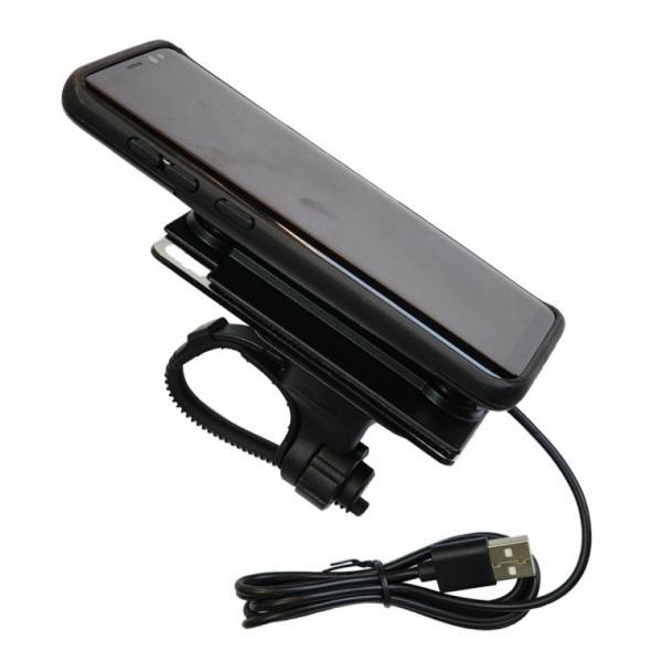 자전거 오토바이 가민 클립 마운트 USB 멀티 자석 충전거치대 휴대폰케이스 미포함 전기 전동 킥보드