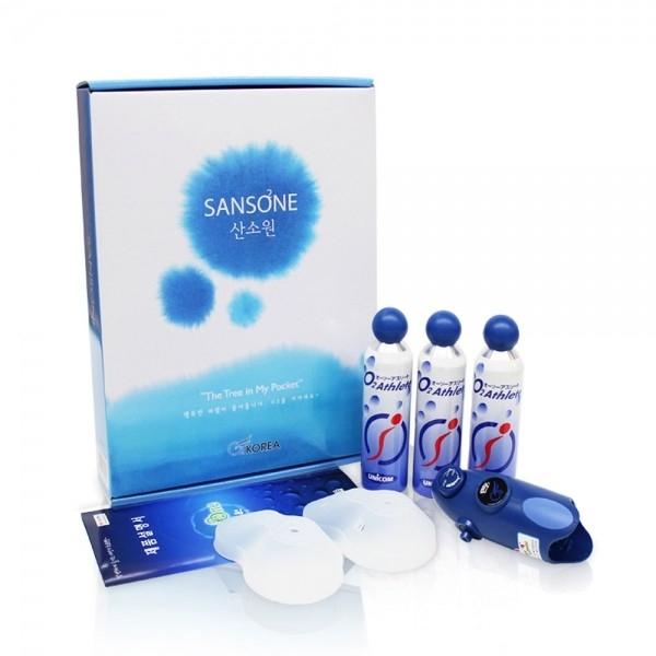 [산소] 산소원 휴대용 산소공급기 GB3(세트) [감압기1개 + 마스크2개 + 산소용기3개]