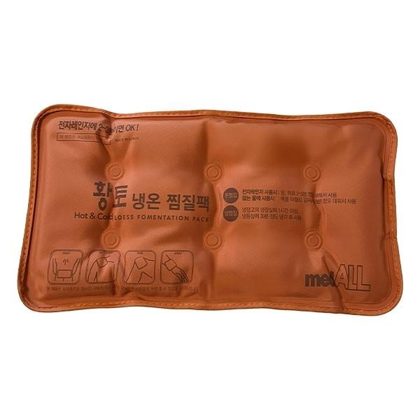 [메드올 medALL] 면 황토(다용도 사각) 냉온팩 목찜질팩 어깨찜질팩 냉찜질 온찜질 국내산 핫팩