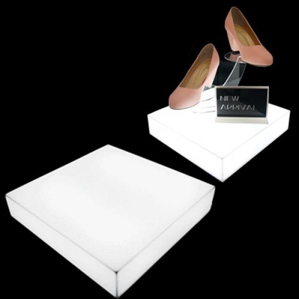 [VMD][VF-07] 화이트 조명박스   LED 진열대 라이트 전시다이 전시회 선반 디스플레이 박스 촬영 소품 백화