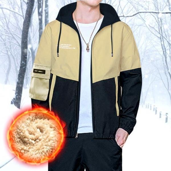 방한 기모 자켓 후드 집업 바람막이 아우터 방풍 점퍼