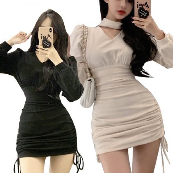 이브닝 홀터넥 미니 드레스 A라인 프롬 파티 원피스