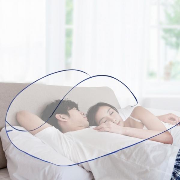 2인용 모기장 여름 캠핑 텐트 얼굴 보호 방충망