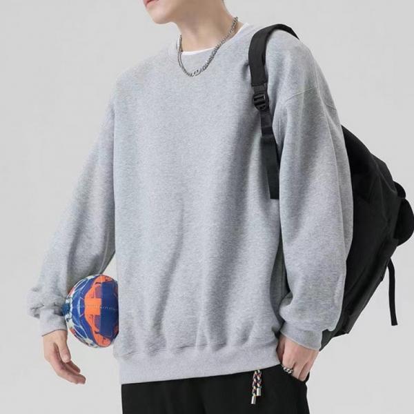 맨투맨 긴팔 남녀 라운드티 커플 데일리 무지