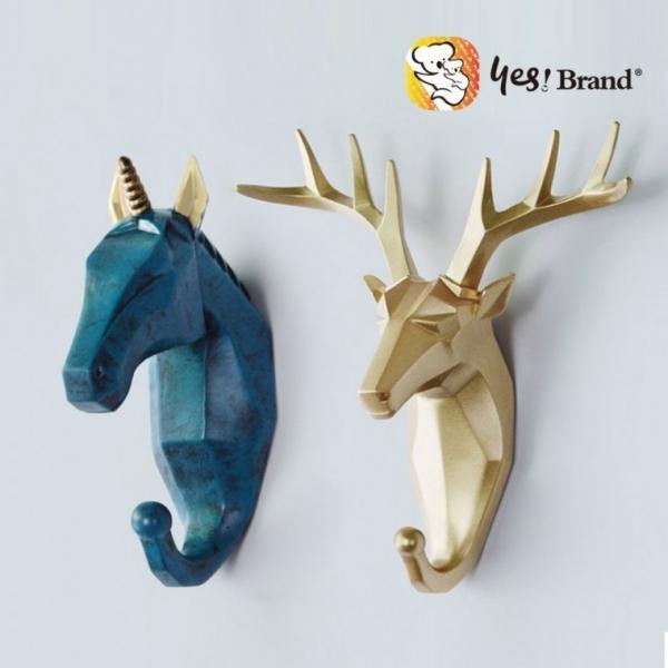 1+1  엔틱 북유럽 후크 걸이 주방 욕실 행거 고리