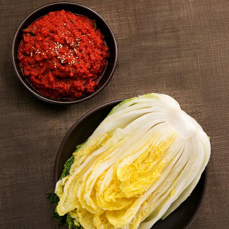 국내산 농산물로 만든 절임배추 5kg + 김치양념 2kg