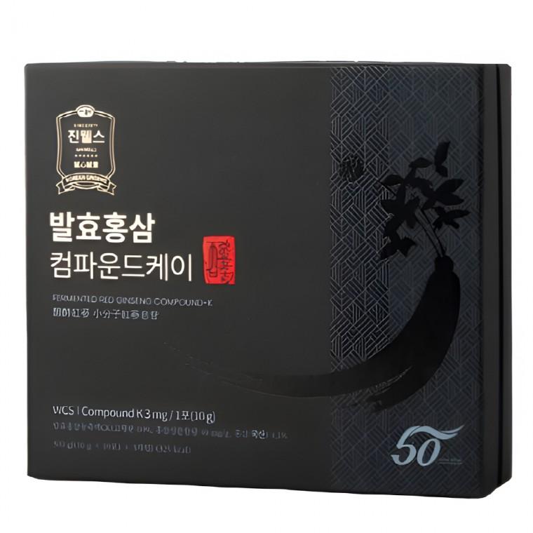 추석선물 발효홍삼 컴파운드케이스틱 10g x 30포 진웰스 홍삼스틱 명절선물세트