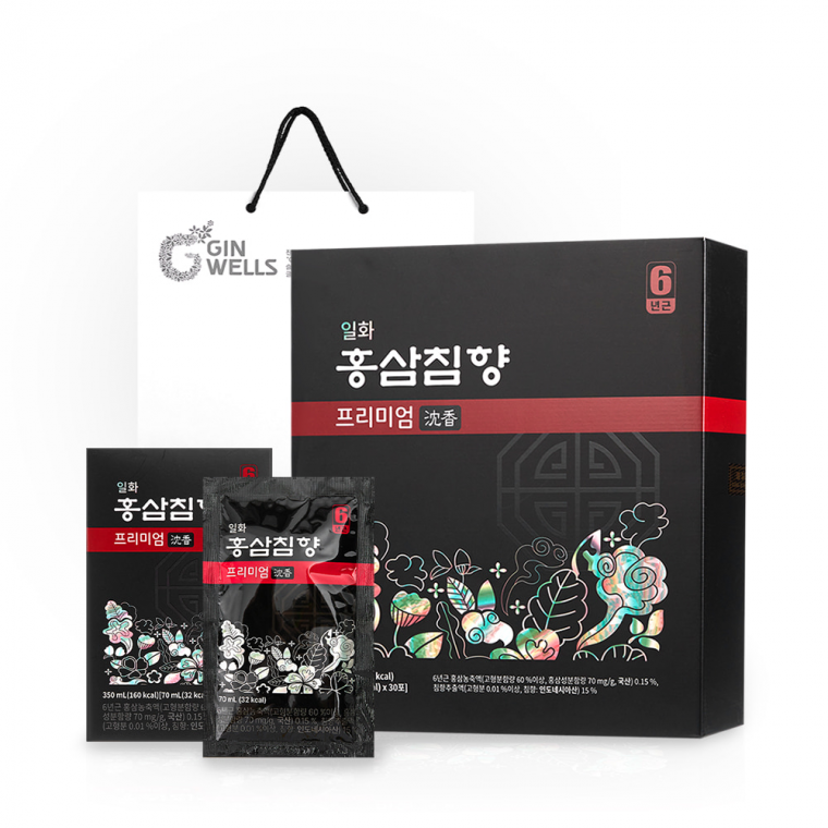 특가 홍삼침향 프리미엄 70ml x 30포 진웰스 건강식품 선물세트