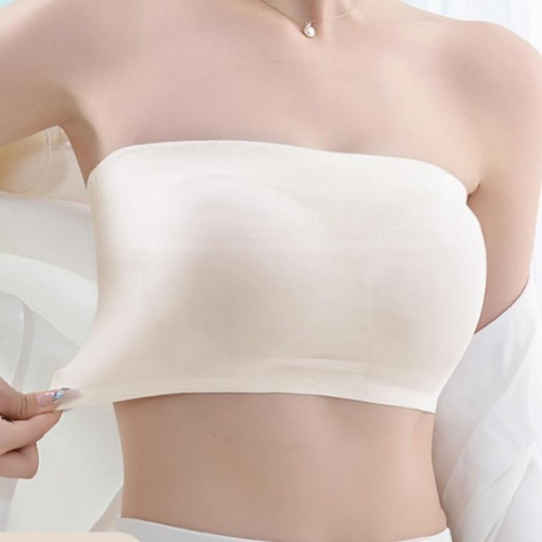 브라 노와이어 누디 브라렛 심리스 논슬립