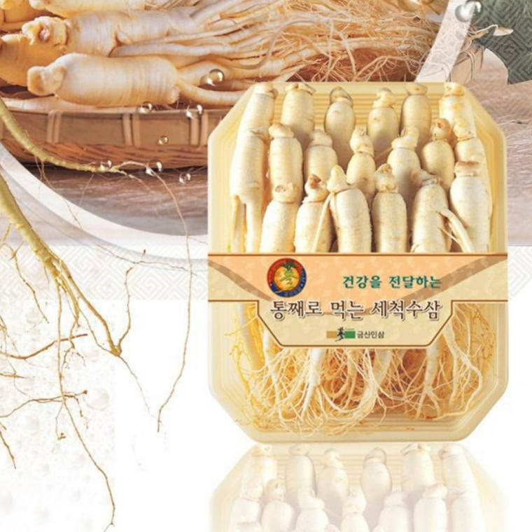 금산 바로먹는 세척 수삼 600g