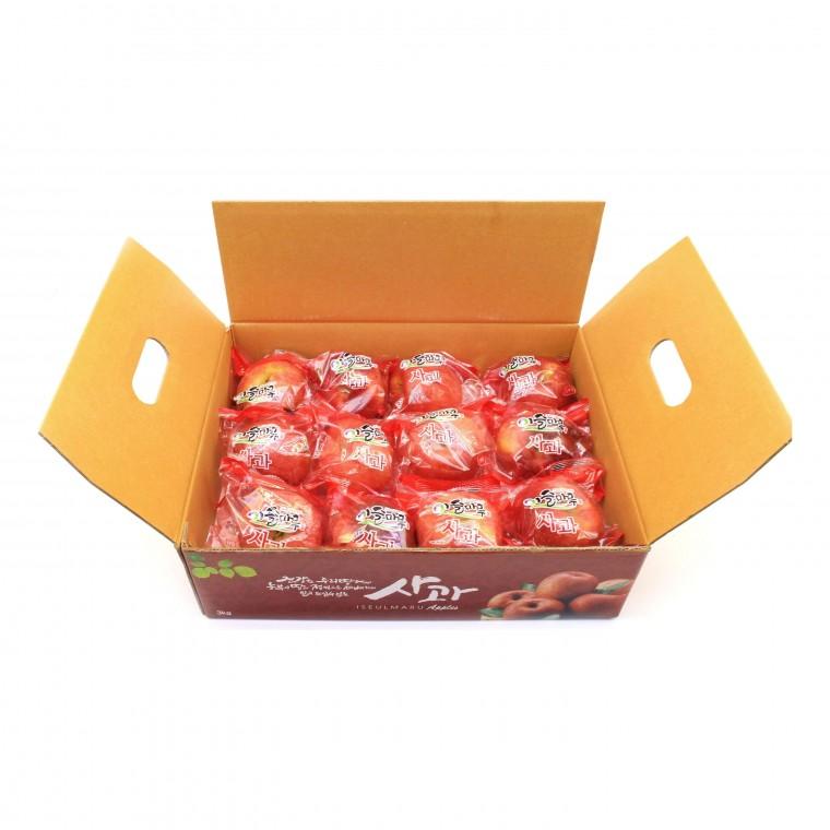 (세척)당도선별 빨간사과 3kg 중과 12-15과