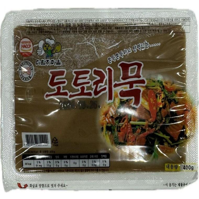 다람쥐마을 도토리묵 2kg 2개 세트 대용량 묵 도토리묵 무침 재료