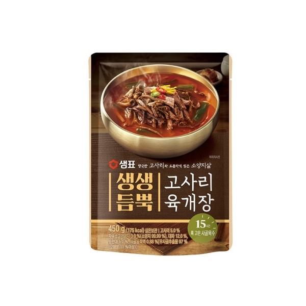 샘표 생생듬뿍 고사리 육개장 450g