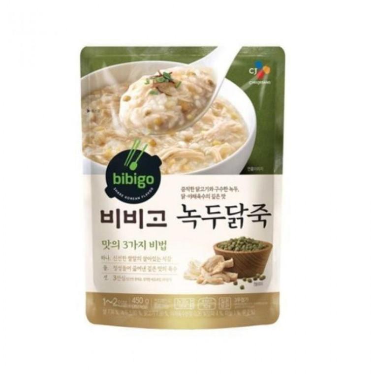 비비고 파우치 녹두닭죽 420g