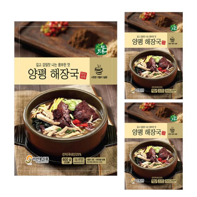 자연깃든 양평해장국 600g x 3팩