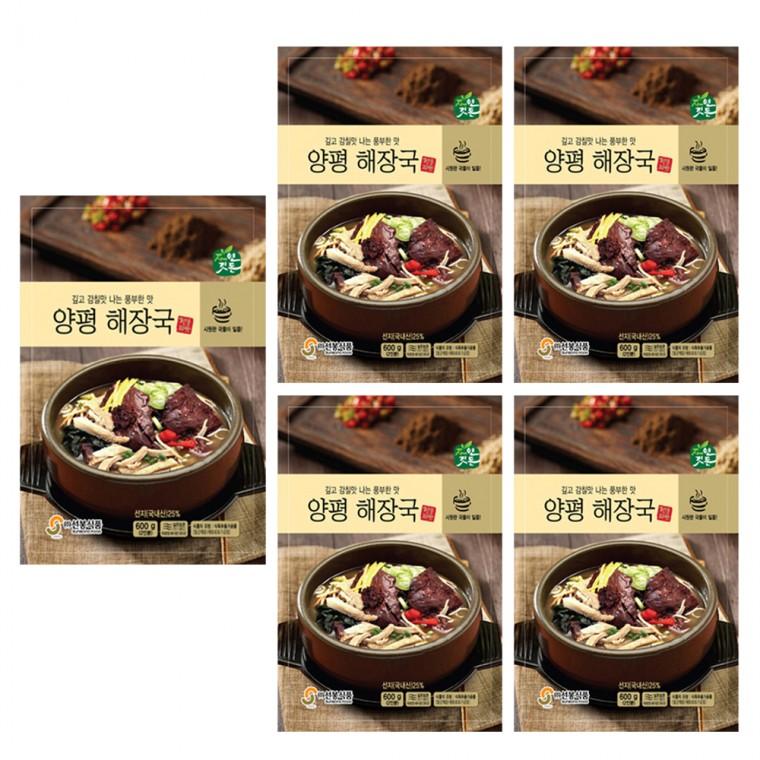 자연깃든 양평해장국 600g x 5팩