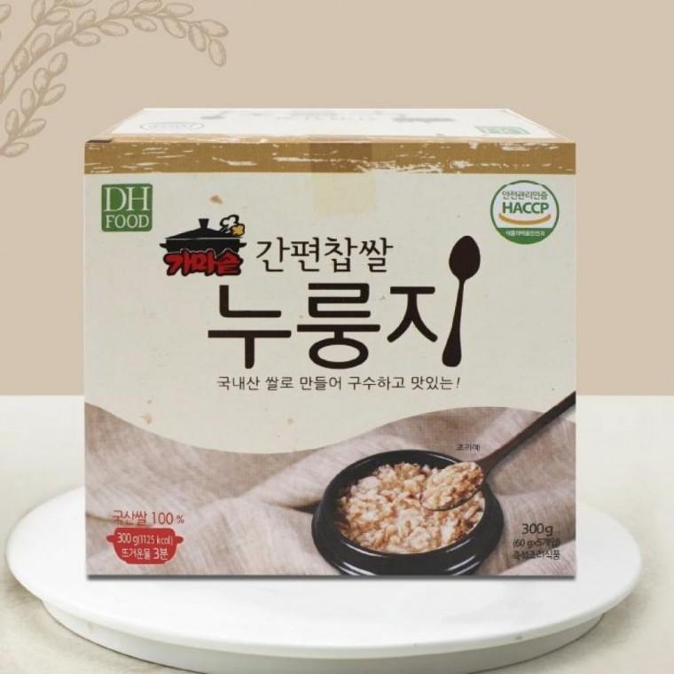 간편 가마솥 누룽지 300g 12개입 찹쌀 누룽지 가마솥 밥류 즉석밥