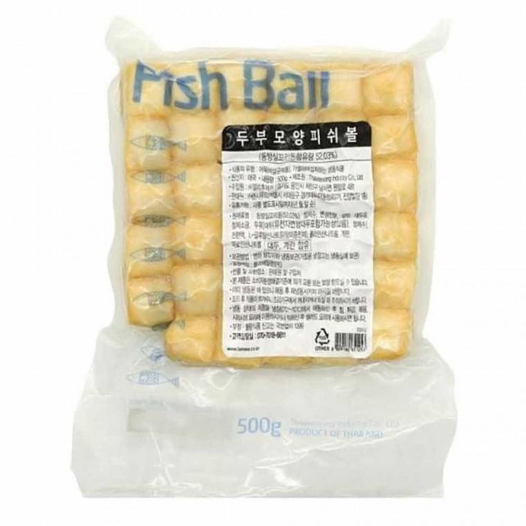 혀니추천 랜시 피쉬볼 두부모양 냉동 500g 피시볼