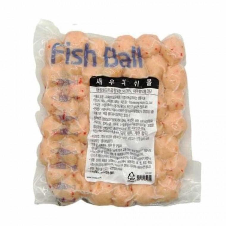 혀니추천 랜시 새우 피쉬볼 냉동 500g 새우볼완자