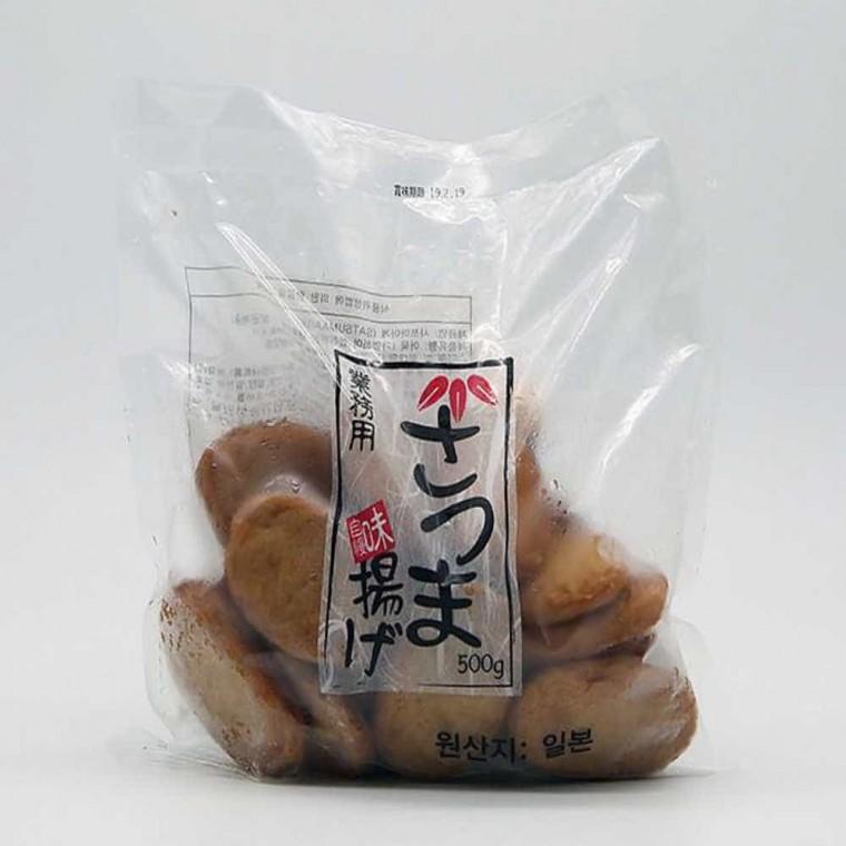 혀니추천 와카메 사쯔마아게 일본 어묵 25g x 20입 500g 냉동 어묵볶음