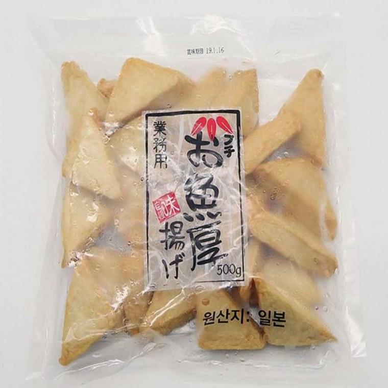 혀니추천 일본어묵 푸치 오사카나 아쯔아게 냉동 500g 업소용어묵