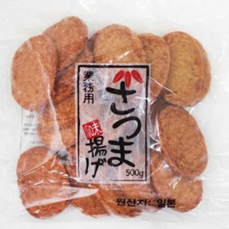 와카메 사쯔마아게 25g x 20입 500g 오뎅꼬치 꼬치어묵 일본식오뎅탕 어묵탕만들기