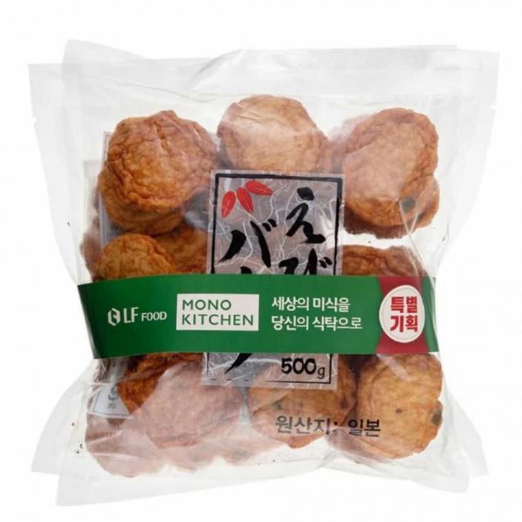 와카메 새우 어묵 500g 우동토핑어묵 냉동새우까스 일본식어묵 어묵우동