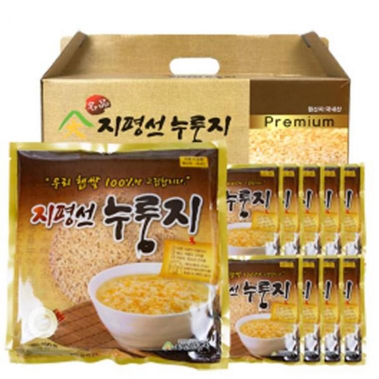 지평선 국산 수제 구수한 누룽지 대 20봉 150g 추석 기업 명절 선물세트 답례품 간식
