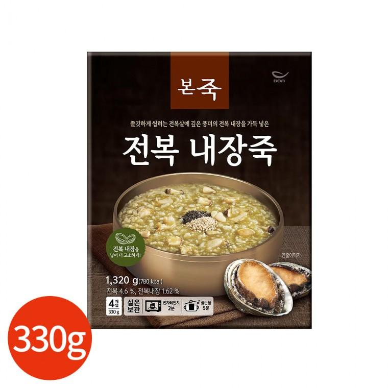 본죽 전복내장죽 330g x 4개