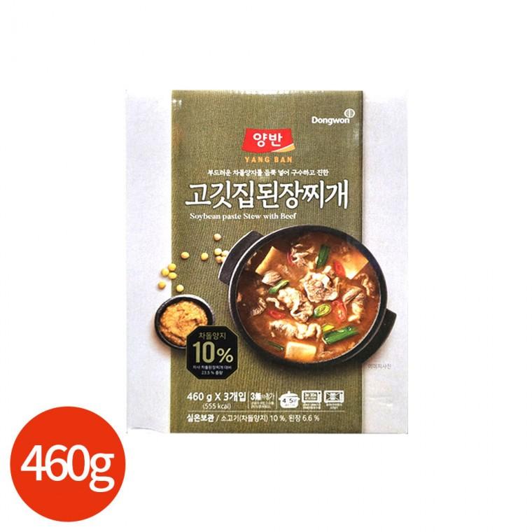 동원 양반 고깃집 된장찌개 460g x 3개