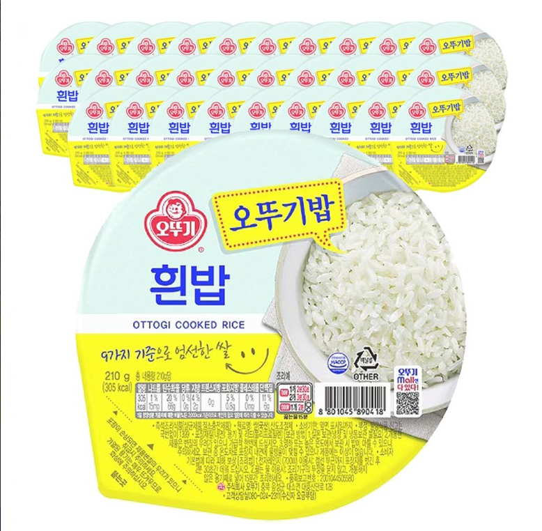 오뚜기 맛있는 오뚜기밥 흰밥 210g x 30입