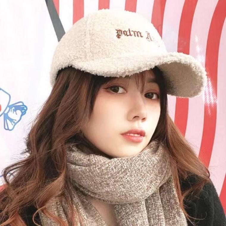 여성 겨울 램스울 뽀글이볼캡 여자겨울야구모자 4컬러 남자모자 여자모자 겨울 야구모자 볼캡
