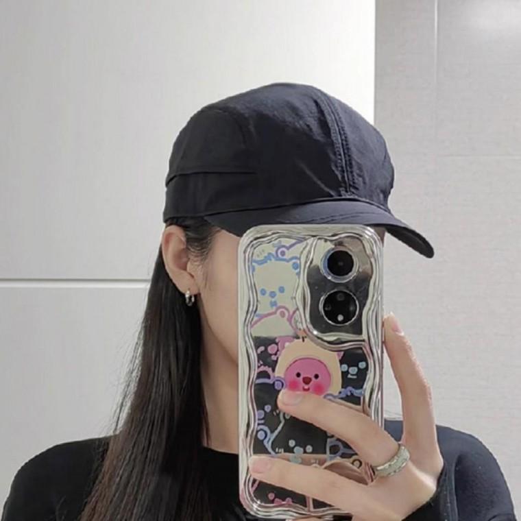 통풍형 숏챙모자 측면 개방 러닝 등산 하이킹