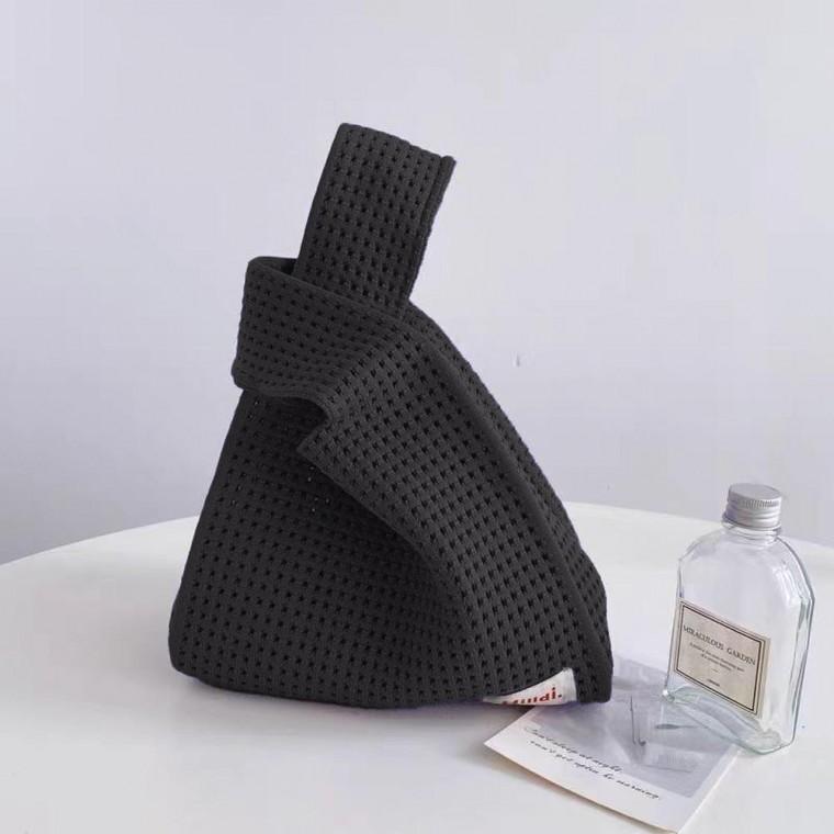 1+1 니트 스퀘어 미니 손 토트백 MFNC040120 토드백 여성 미니 캐주얼 토트백 데일리 패션잡화 미니백 여자