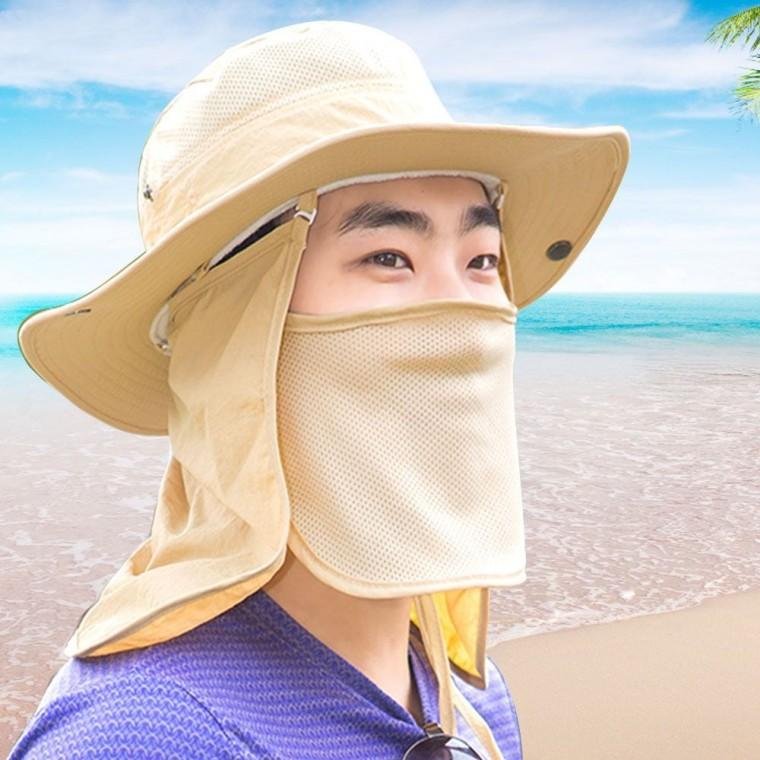 여름 햇빛 가리개 등산 썬캡 그늘막 버킷햇 농사 모자 남자 얼굴 챙넓은 카우보이 벙거지