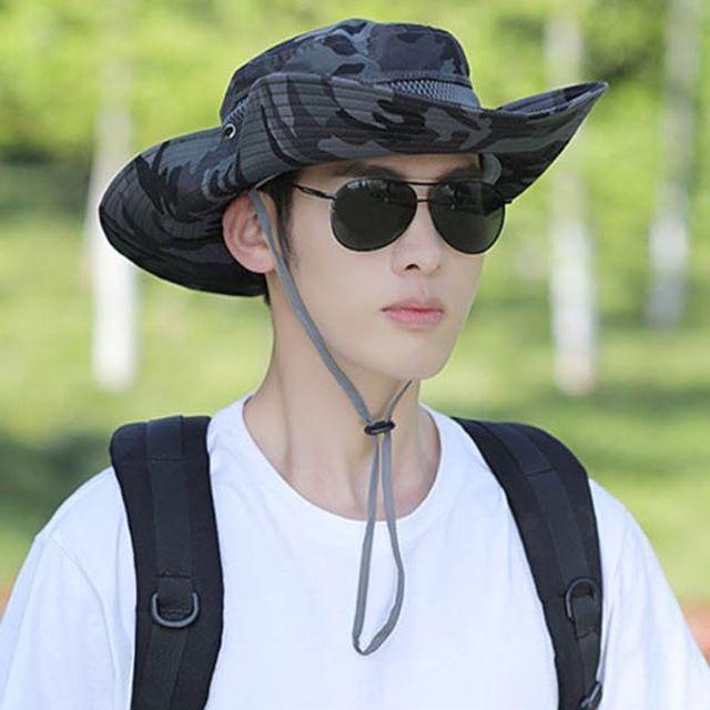 햇빛가림 등산 낚시 사파리 캠핑 빅사이즈 모자 사파리모자 캠핑모자