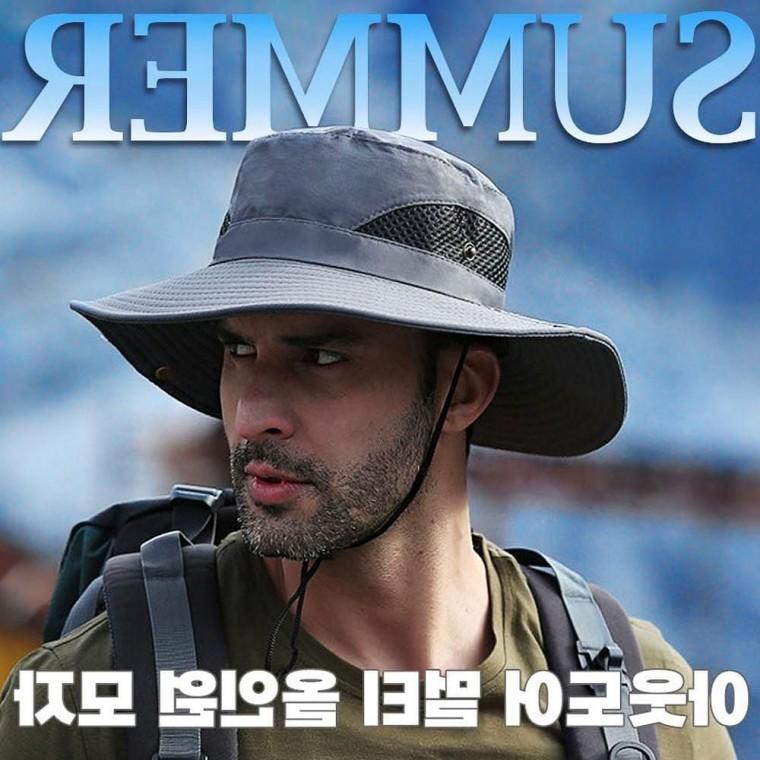 메쉬 등산 남성 모자 등산모자 남자등산모자 사파리모자