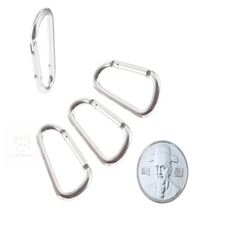 카라비너 4mm 16개 텐트연결고리 캠핑고리