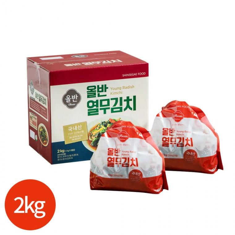 올반 열무김치 2kg