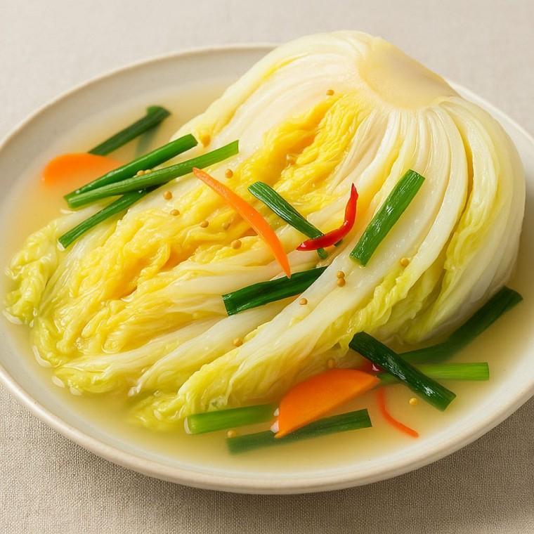 국산 재료 담은 3kg 백김치 전용 김치 국산 재료 담은