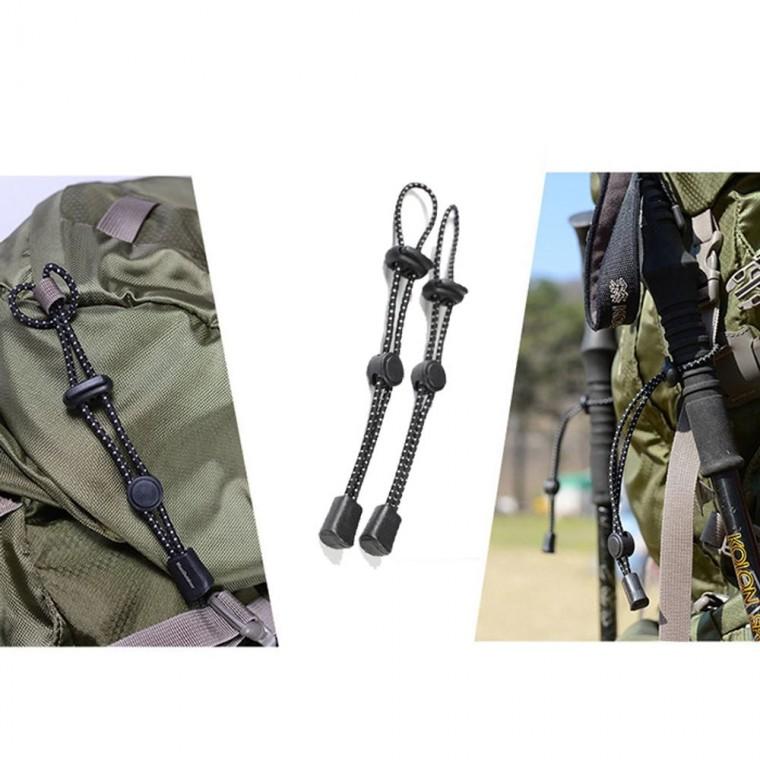 등산스틱 로프 홀더 2개입 캠핑 배낭끈 로프 버클 등산스틱 로프 홀더