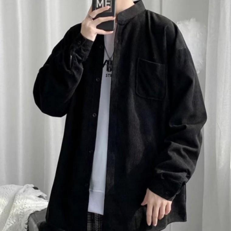 남성 코듀로이 빅사이즈 정장 아우터 봄 가을 셔츠