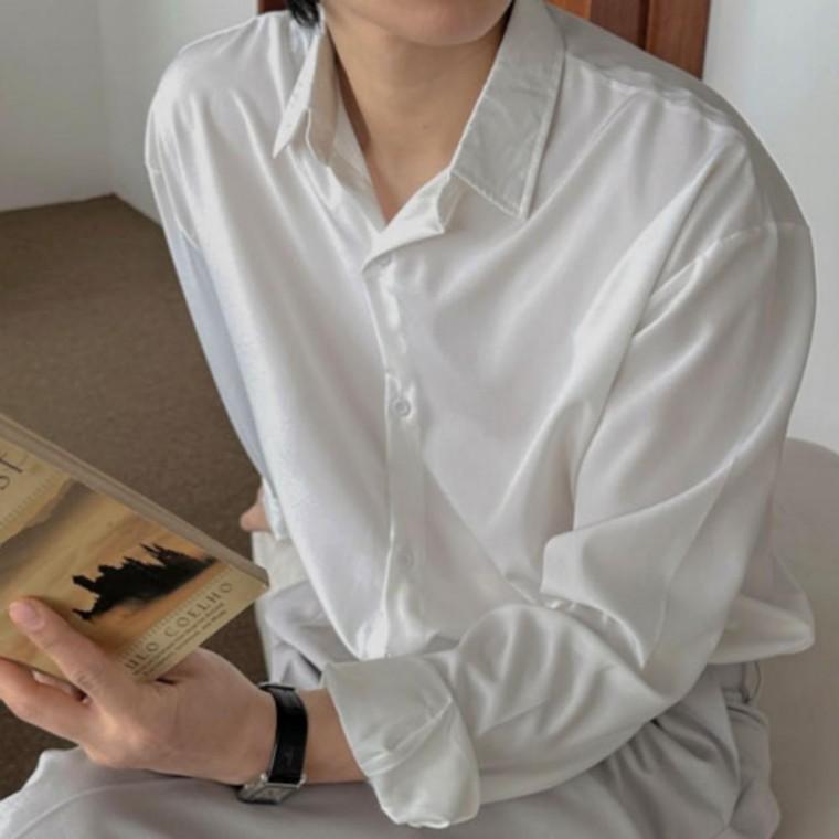 남성 카라 정장 캐주얼 가을 간절기 베이직 셔츠