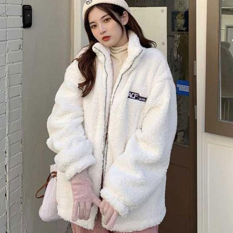 데일리 여성 후리스 점퍼 여자 양털 집업 자켓 아우터