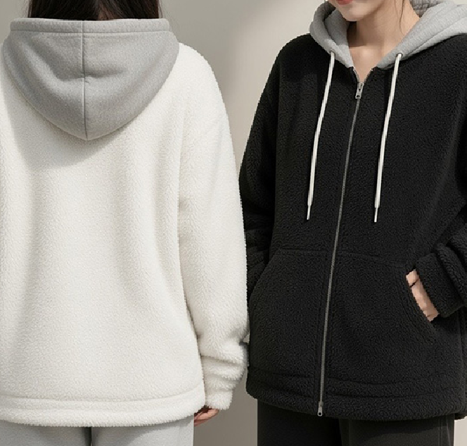 여성점퍼 후리스 후드 자켓 재킷 ST1255