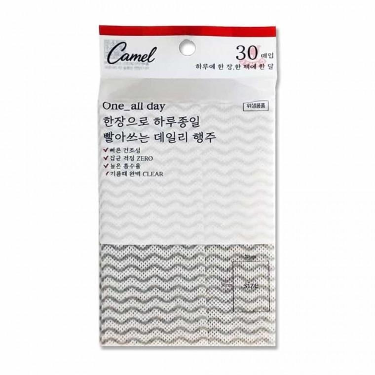 빨아쓰는 행주 티슈형 30매 빨아쓰는키친타올 주방행주티슈 흡수력좋은행주