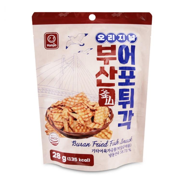 한진 부산 어포튀각 오리지널 28g 맥주안주 빠삭이 피쉬스낵 홈파티