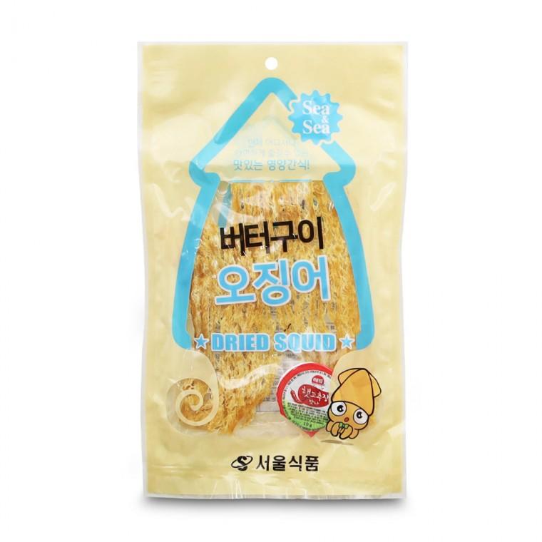 서울식품 버터구이 오징어 40g 안주 학원간식