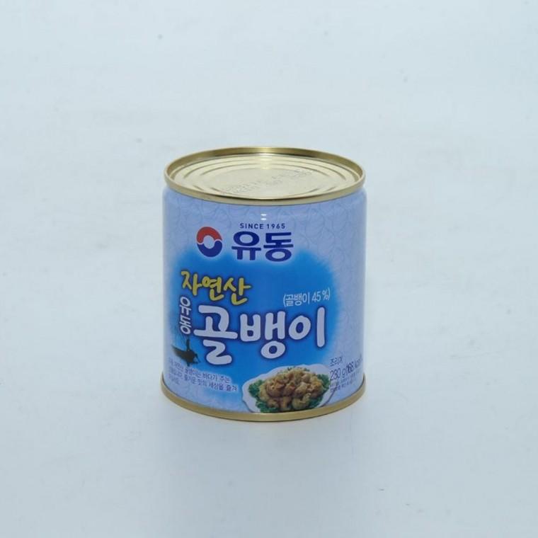 유동 자연산 골뱅이 230g 통조림골뱅이 캠핑안주 간편안주 골뱅이업소용