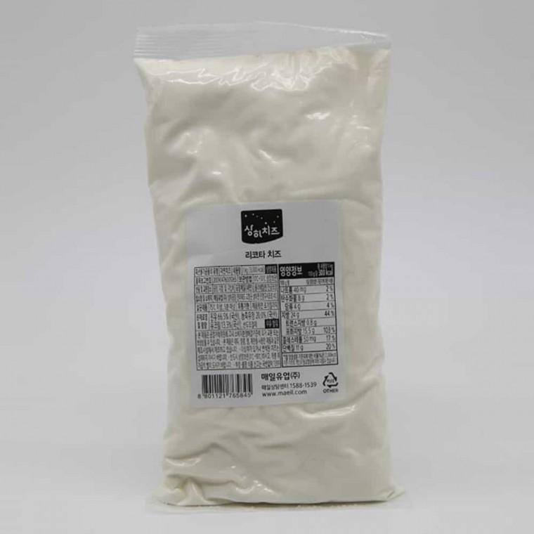 매일 리코타치즈 1kg 햄버거치즈 생치즈 간단술안주 위스키안주